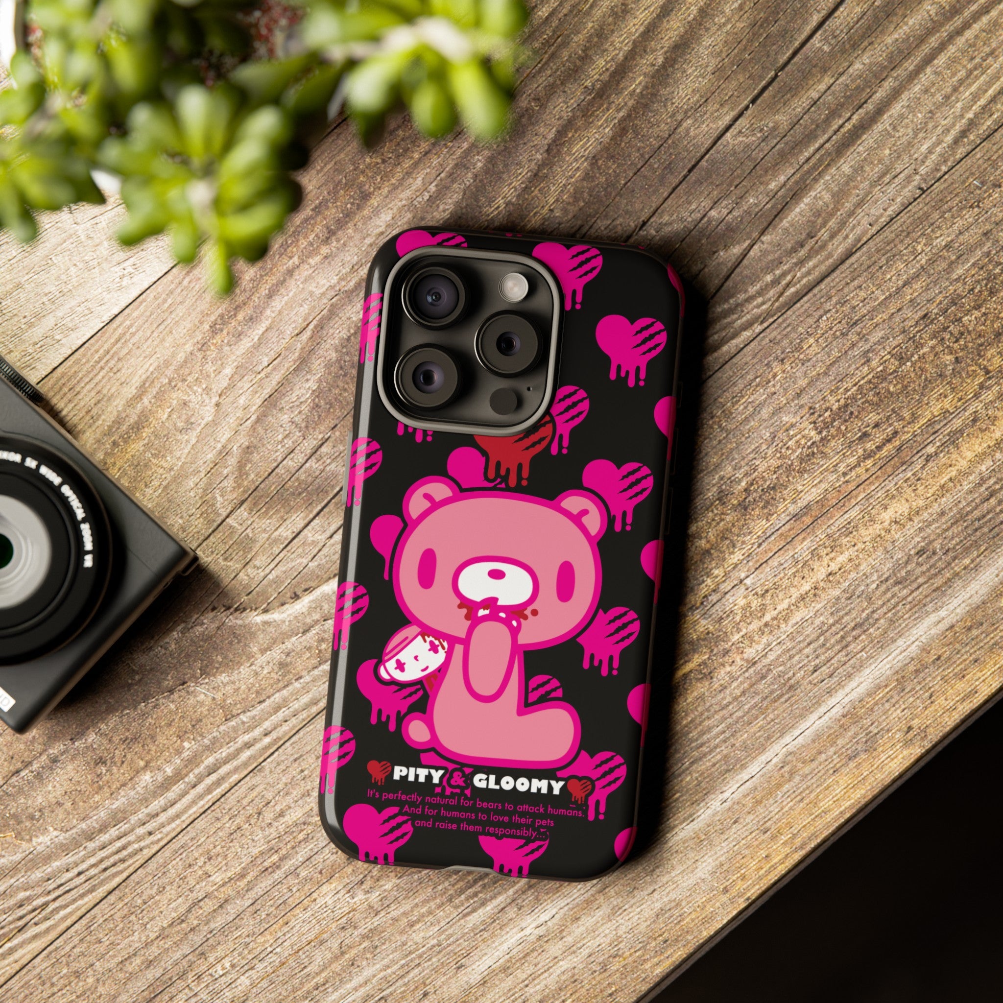 Gloomy Bear Pink Phone Case